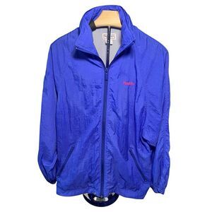 Vintage Reebok Windbreaker Zip Up Jacket Sz M Retro Throwback 80s 90s Y2K Street